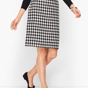 Talbots Black and White Checkered Women's Skirt